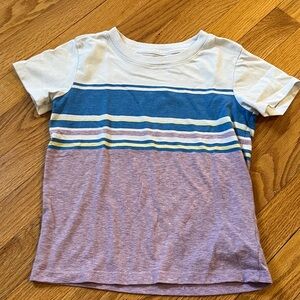 Cat & Jack Multicolor Striped Kids Tee